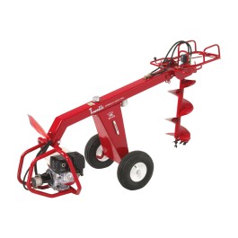 Little Beaver Hydraulic Towable Drill 11 HP Honda With Tow Bar
