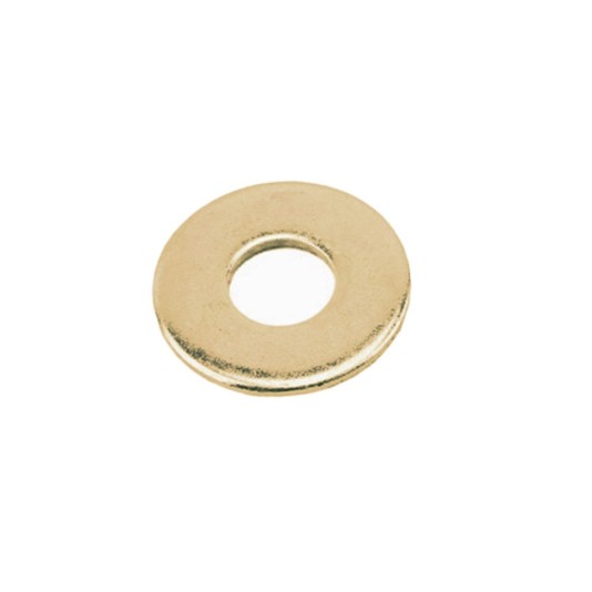 Little Beaver 7/16" Yellow Zinc Hardened Flat Washer - 30150