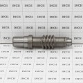 Pinion Gear Shaft, 20:1 Ratio (Gear/Shaft Combination) - Little Beaver 10193 - Grid Shown For Scale
