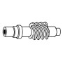 Pinion Gear Shaft, 13:1 Ratio (Gear/Shaft Combination) - Little Beaver 10196