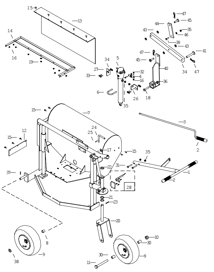 Frame Assembly - Kwik-Trench KT2400B Parts - Part Finder | Little ...