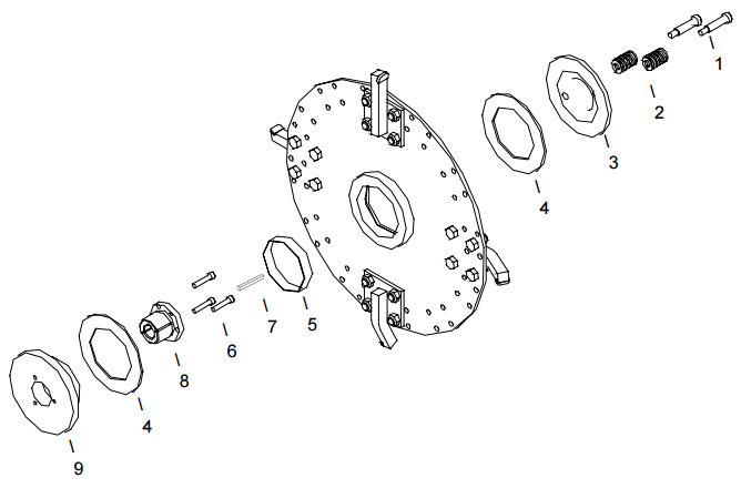 Little Beaver KT2400B Cutter Wheel Assembly Parts Diagram