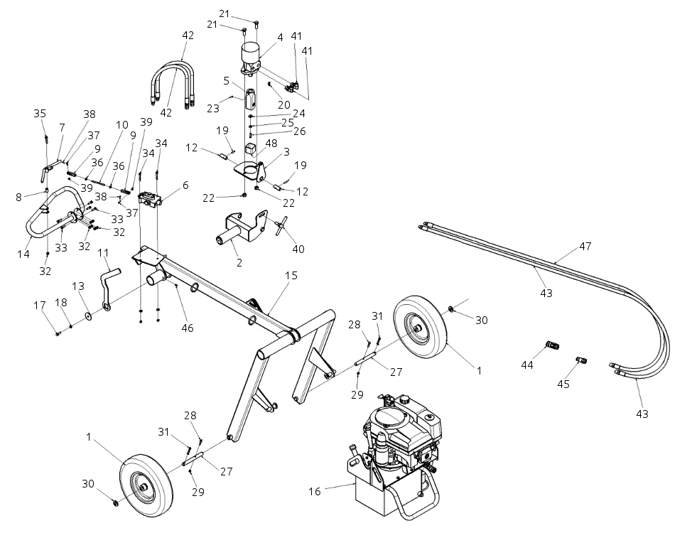 Little Beaver HYD-NTV11H Parts Diagram