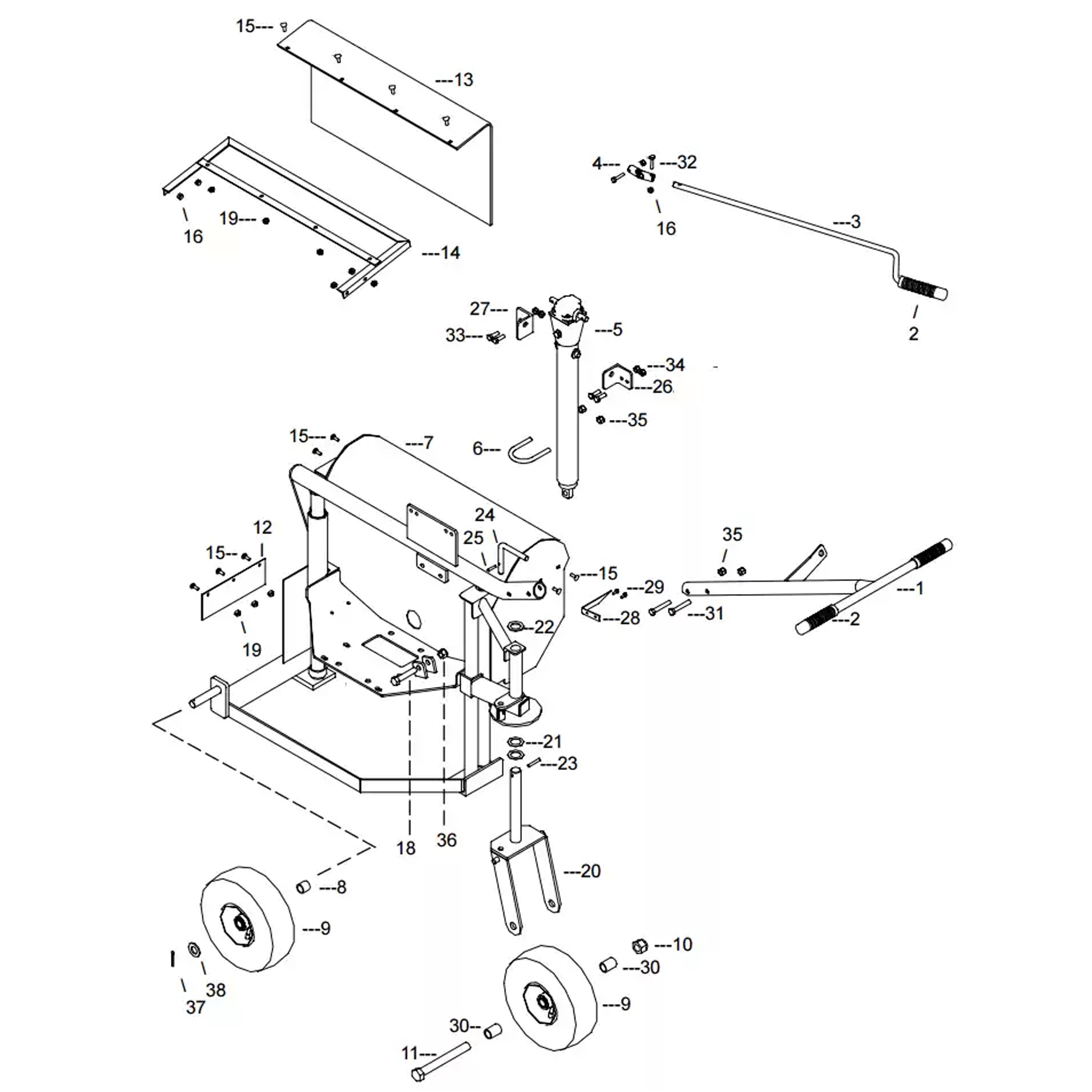 Kwik-Trench Frame Assembly