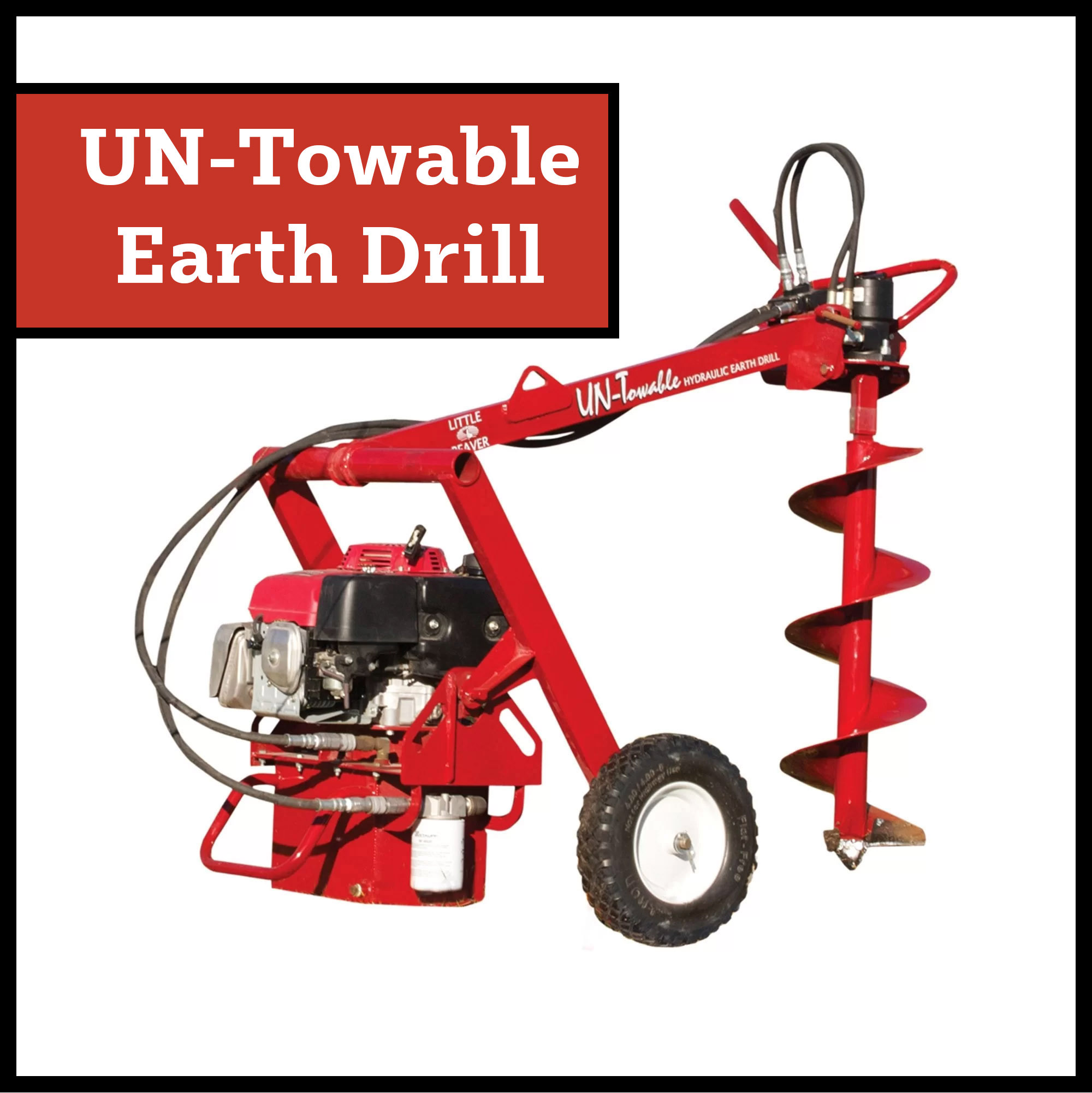 Un-Towable Hydraulic Earth Drill Hydraulic Tank Assembly