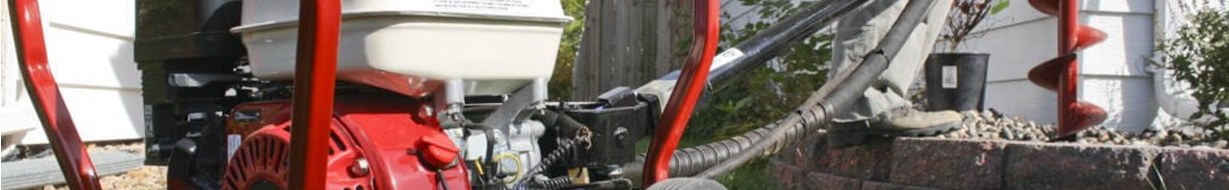 little beaver earth driller action photo banner background